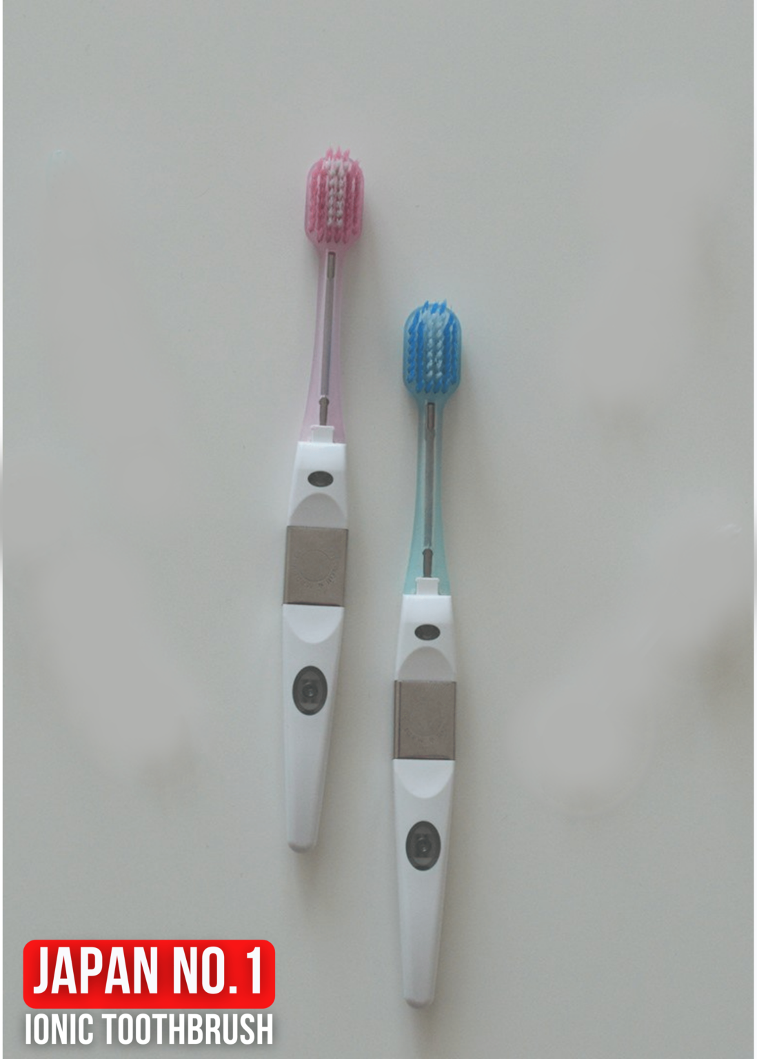 Ionic kiss replacement brush heads (Wide) Colour blue and pink